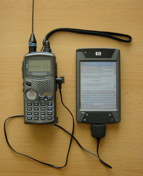 Pocket Packet TH-D7 Edition auf einem HP iPAQ hx4700